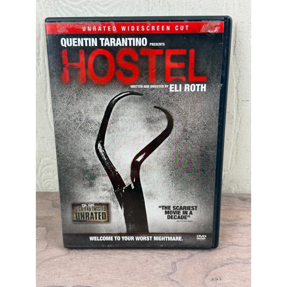 Hostel DVD 2006 Unrated Widescreen Cut Eli Roth Quentin Tarantino Presents